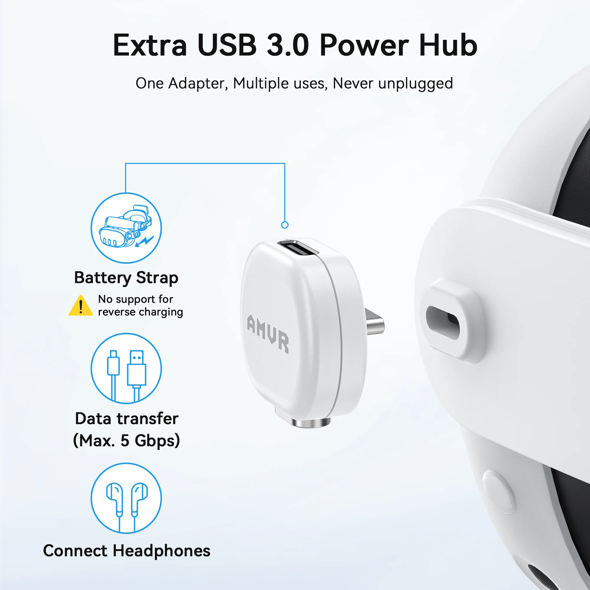 CD2 3-in-1 Magnetic Meta Quest 3/3S Charging Dock - Image 3