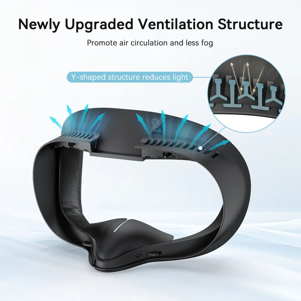PU Leather Facial Interface for Quest 3S - Image 4