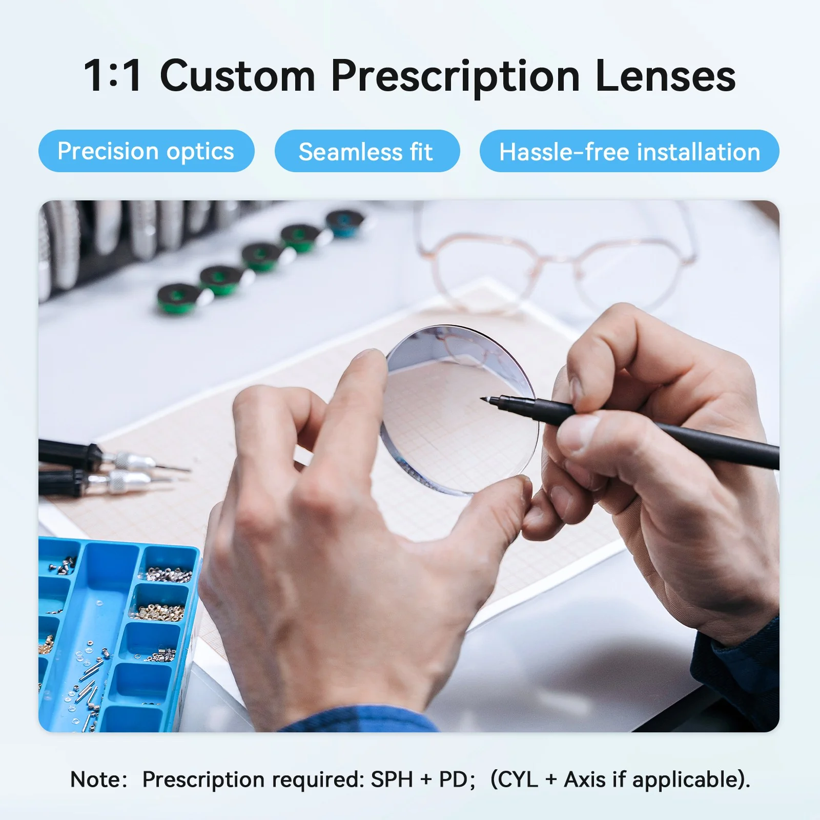 Ray-Ban Meta Prescription Lens Inserts  For Gen 1 & Gen 2 - Image 4