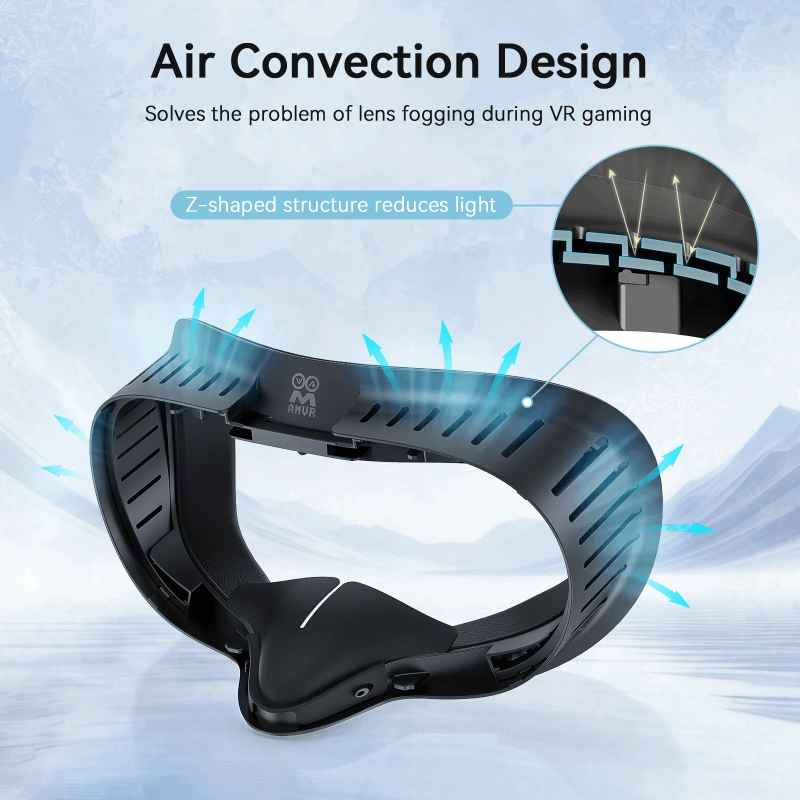 Upgraded Full-Ventilation Facial Interface for Quest 3S - Image 3